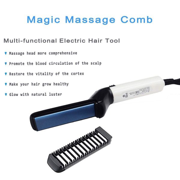 Multifunctional Hair Comb Brush Beard Hair Straighten