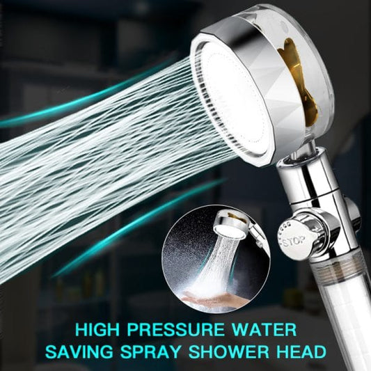 Pressurized Shower Head Turbine